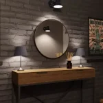 Miroir Rond Noir 60 cm - Élégance moderne pour votre intérieur