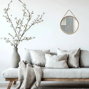 Miroir en bois au style intemporel et chaleureux