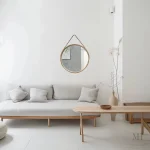 Miroir en bois naturel pour une ambiance rustique