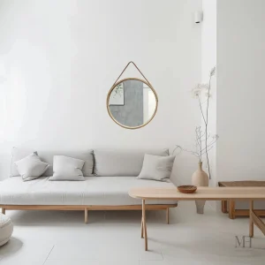 Miroir en bois naturel pour une ambiance rustique