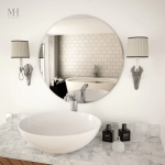 Miroir Rond SDB 60 cm - Simplicité et qualité de reflet