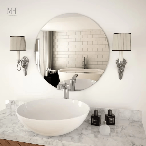 Miroir Rond SDB 60 cm - Simplicité et qualité de reflet