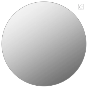 Miroir de salle de bain rond, 60 cm, design épuré