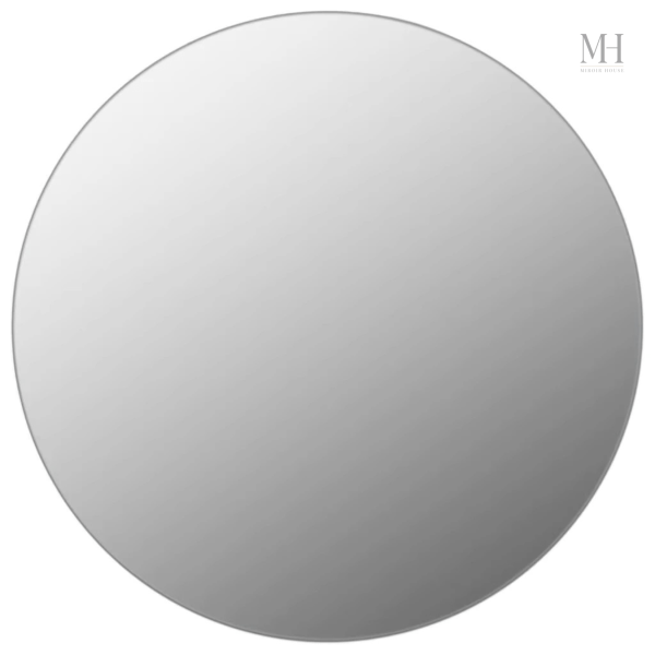 Miroir de salle de bain rond, 60 cm, design épuré