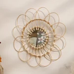 Miroir Rotin 32 cm - Style Bohème et Ambiance Détendue