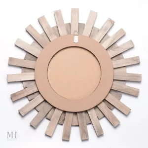 Miroir vintage en rotin, pièce unique pour votre intérieur