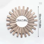 Miroir au design brut, parfait pour un style bohème