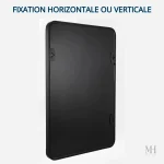 Miroir grand format, touche chic pour salle de bain