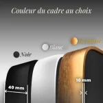 Miroir vertical design pour espace de bain