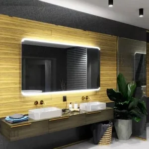 Miroir grand format pour salle de bain, 180x80 cm
