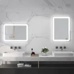 Miroir salle de bain 50x70 avec éclairage LED