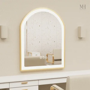 Miroir LED Arche avec lumière réglable