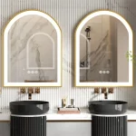 Miroir antibuée LED pour salle de bain