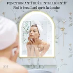 Miroir lumineux pour salle de bain design