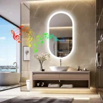 Miroir salle de bain lumineux et pratique