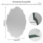 Accessoire de salle de bain au design contemporain