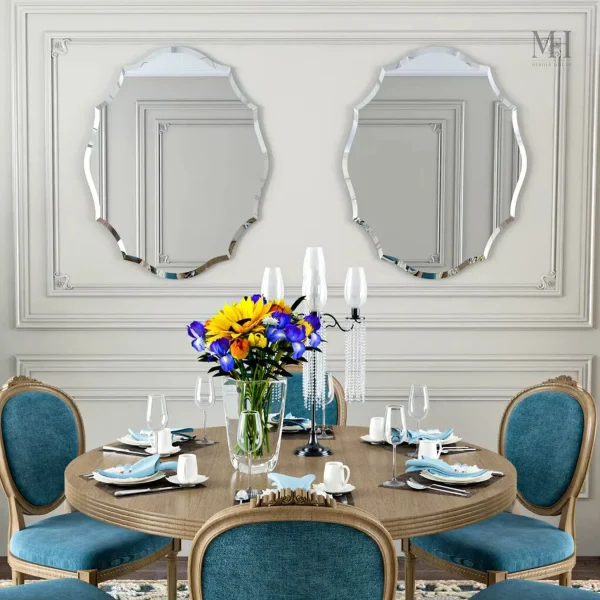 Miroir 81x63 cm, idéal pour optimiser l'espace