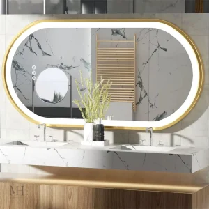 Miroir anti-buée tactile pour une utilisation pratique