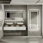 Miroir lumineux IP65 pour salle de bain