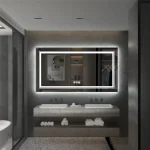 Miroir anti-buée pour salle de bain 140x70 cm