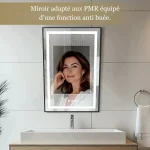 Miroir PMR avec technologie LED pour un éclairage optimal