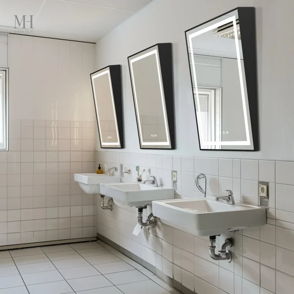 Miroir antibuée pour un reflet parfait dans la salle de bain