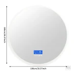 Miroir rond 100 cm pour une ambiance élégante