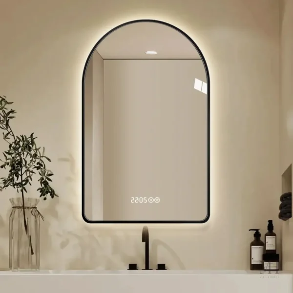 miroir-salle-de-bain-lumineux-120-cm-1 Miroir de Salle de Bain Lumineux 120 cm en Arche