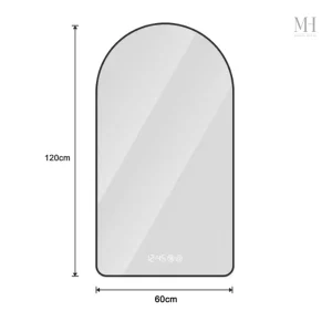 Miroir lumineux en arche pour un éclairage optimal
