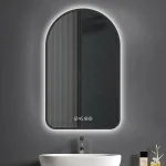 Design élégant de miroir salle de bain avec éclairage LED