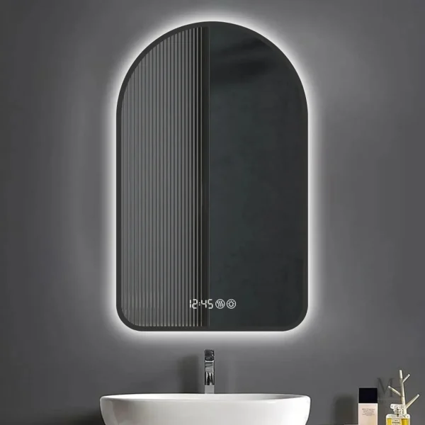 Design élégant de miroir salle de bain avec éclairage LED