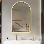 Miroir lumineux moderne pour une ambiance chaleureuse