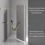 Miroir 140 cm antibuée pour un usage quotidien
