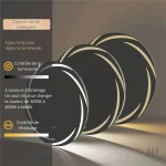 Miroir 60 cm avec éclairage LED et protection anti-buée