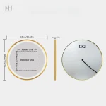 Accessoire Idéal : Miroir LED Tactile pour Salle de Bain