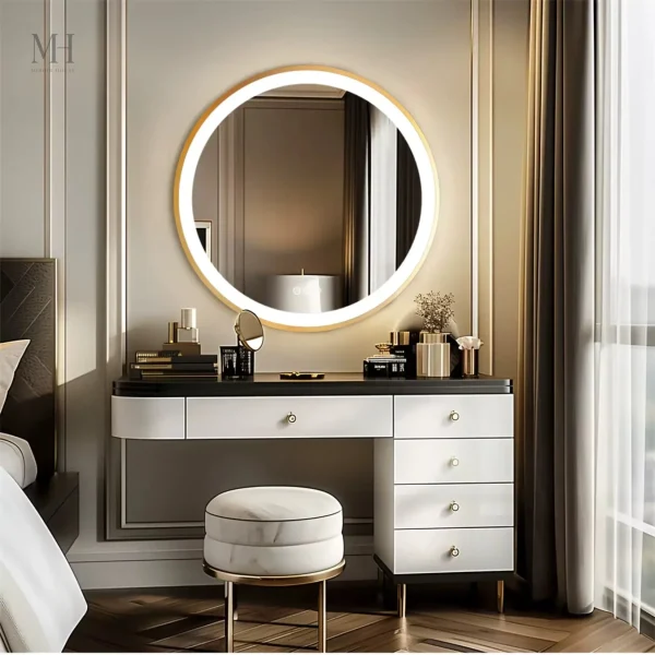 Miroir LED Tactile pour un Confort Optimal