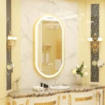 Miroir Lumineux pour Salle de Bain avec Cadre Chic