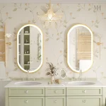 Miroir Oval LED avec Fonction Antibuée