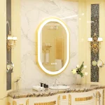 Miroir Ovale Antibuée pour un Confort Optimal