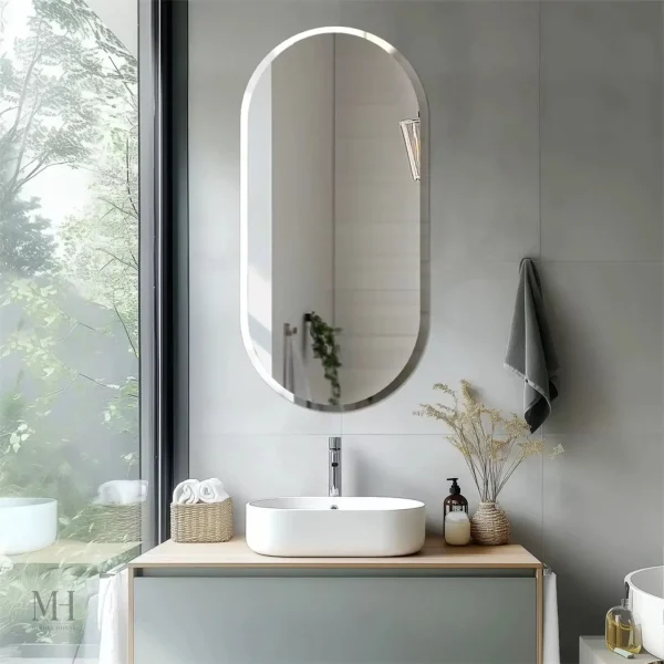 miroir-salle-de-bain-simple-1 Miroir Salle de Bain 100x50 cm - Design moderne