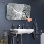 Miroir de salle de bain pratique et accessible
