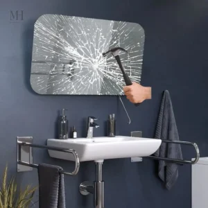 Miroir de salle de bain pratique et accessible