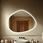 Miroir LED Salle de Bains 120 cm Forme Organique