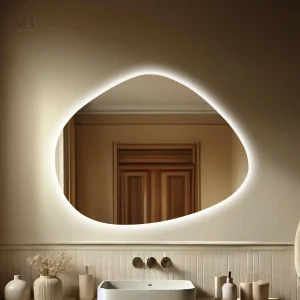 Miroir LED Salle de Bains 120 cm Forme Organique