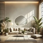 Miroir décoratif salle de bain 120 cm avec fonction antibuée