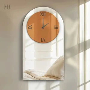 Miroir élégant pour salon, verre haut de gamme