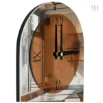 Miroir moderne avec horloge intégrée, style unique