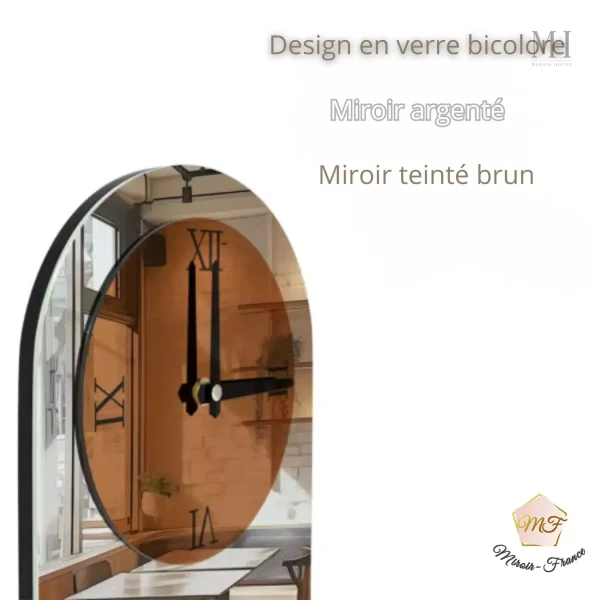 Miroir décoratif pour intérieur, bicolore sophistiqué