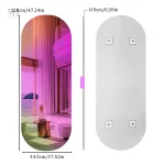 Miroir salon moderne, ajout de style et de lumière
