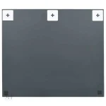 Miroir mural simple pour salle de bain, format 70x50 cm
